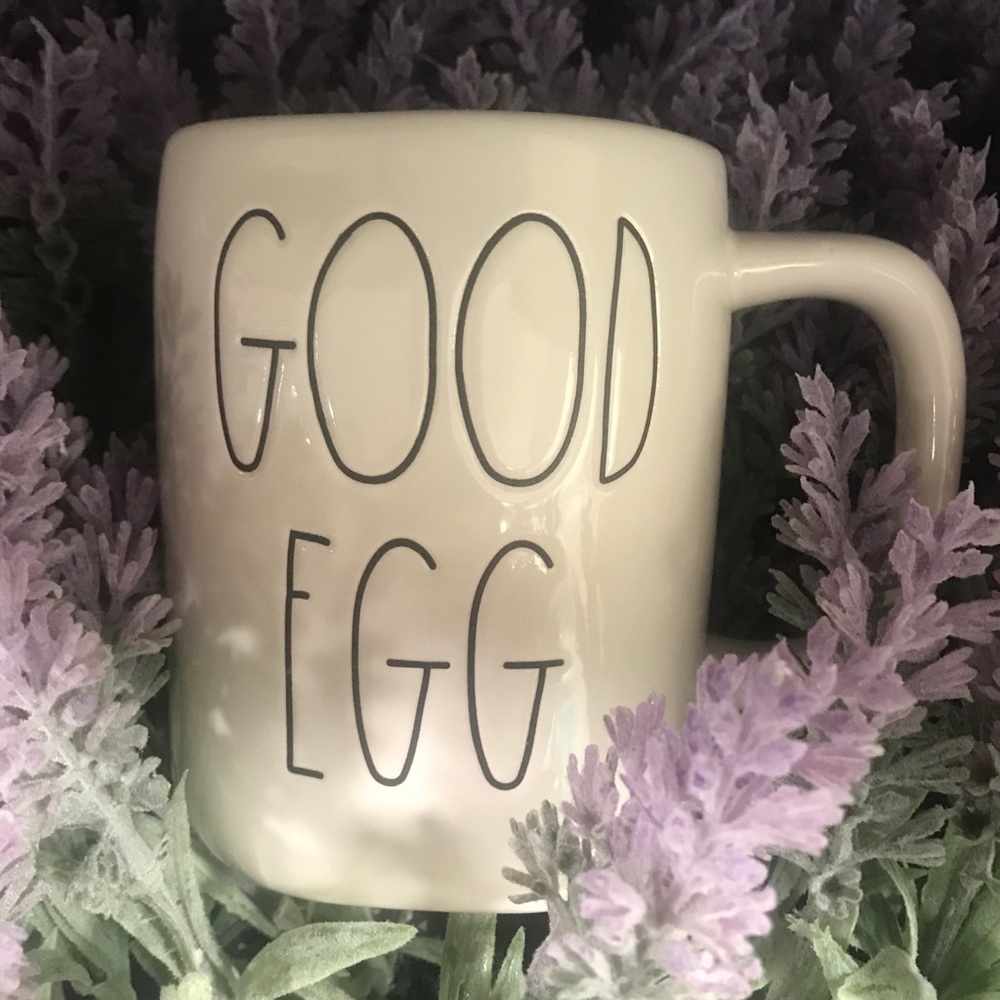 Rae Dunn Easter Holiday GOOD EGG / BAD EGG mug